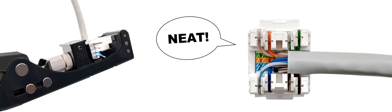 Hoe werkt het met Colored Plate 180 Degree Keystone Jack?